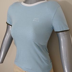 BOGO! 🆕👕Jack Wills Sky Blue Tee Shirt Size 2